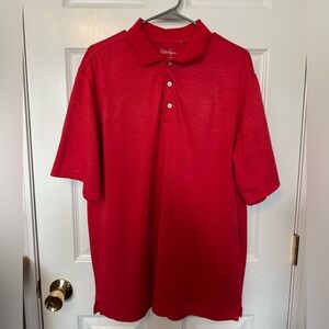 Walter Hagen Vibrant Red Polo Shirt Sz XL EUC